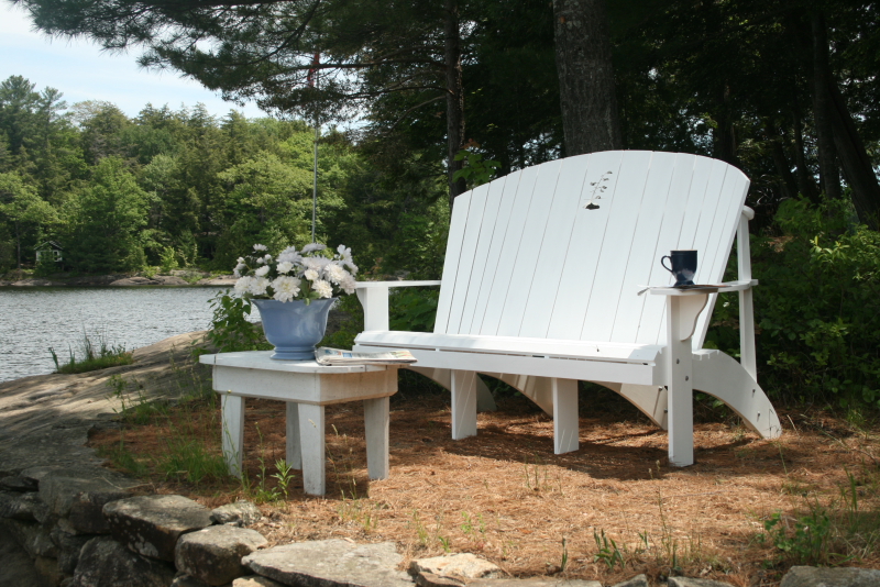 Adirondack Loveseat / Bench plans The Barley Harvest Woodworking